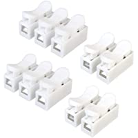 Aiqeer 90 Piezas Kit Conectores Cable Resorte- Bloque Terminal Clamp Cable Eléctrico- Conector Cable Resorte Rápido…